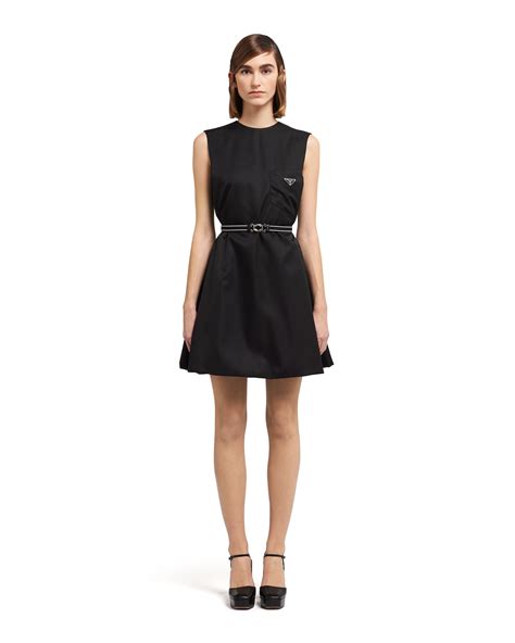 prada black sundress|Prada nylon sheath dress.